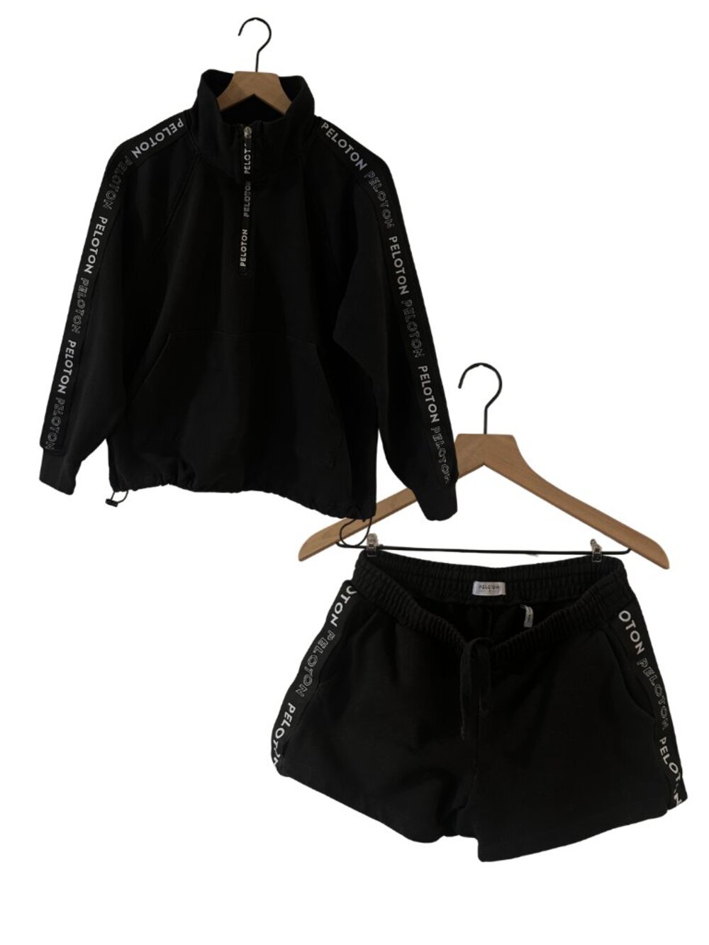 Peloton Uptown Vibe Matching Set - 1/4 Zip Sweatshirt & Sweat Shorts